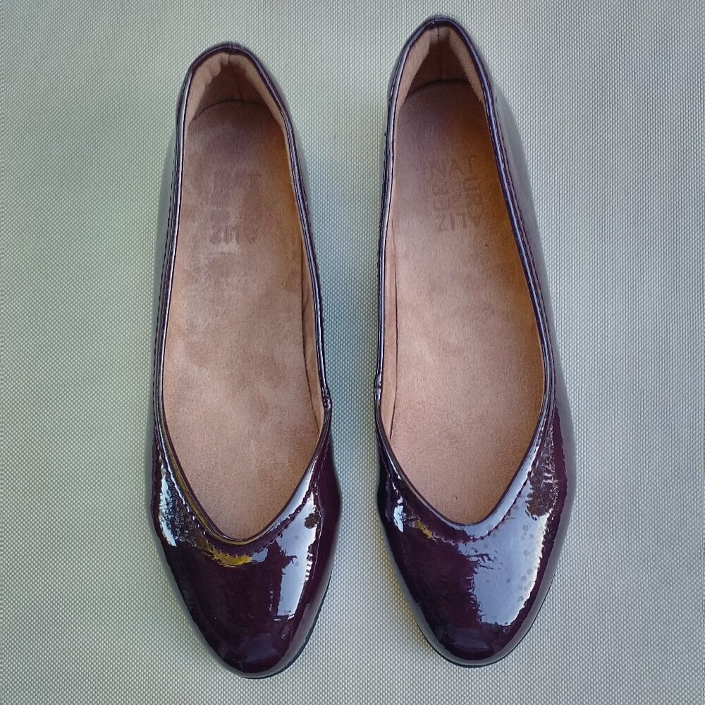 Naturalizer Burgundy "Cabernet Sauvignon" Patent Vivienne Flats